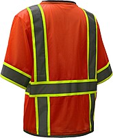 Premium Class 3 Brilliant Orange Vest - 2702